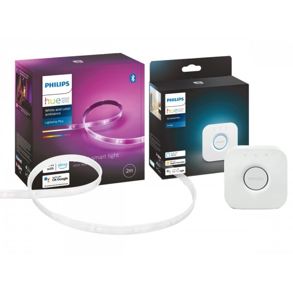 Hue - Bridge Bundle inkl. Lightstrip (2m #394673