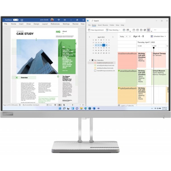 Lenovo L25e-40 - LED-Monitor - cloud gre #376501