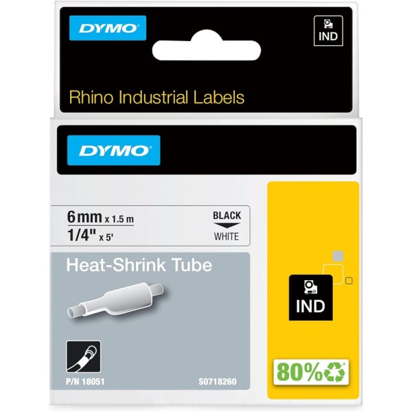 DYMO Rhino IND - Schrumpfschlauch - weis #363035