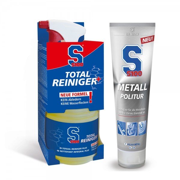 S100 Motorrad Total Reiniger Set 750ml + #111764