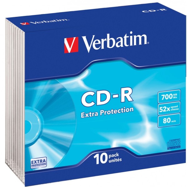 Verbatim CD-R Extra Protection 700 MB - #376355