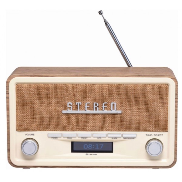 Denver DAB-18LW - Retro-Bluetooth-Radio #382133