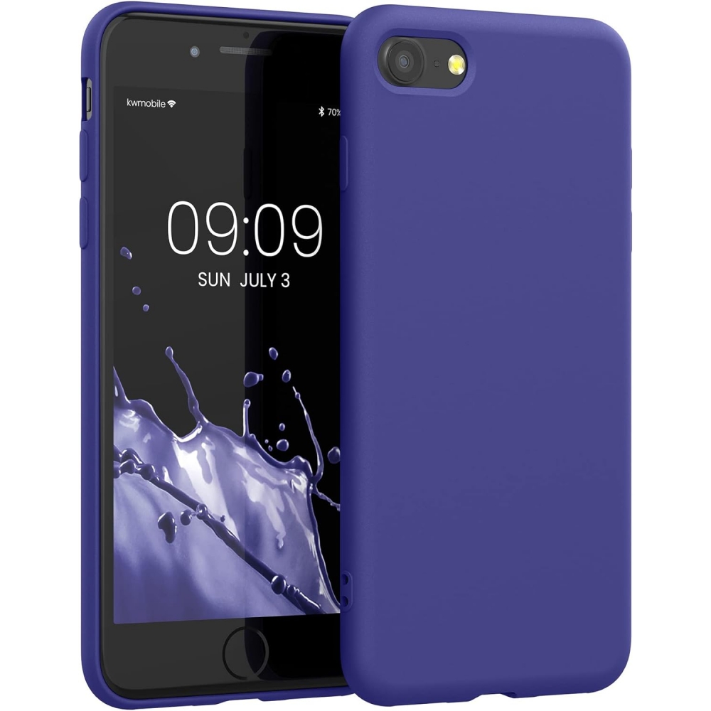 kwmobile Case / / 8 - / iPhone - 7 blue Schutzhülle SE 22 iPhone 20 | Apple violett Price-Guard