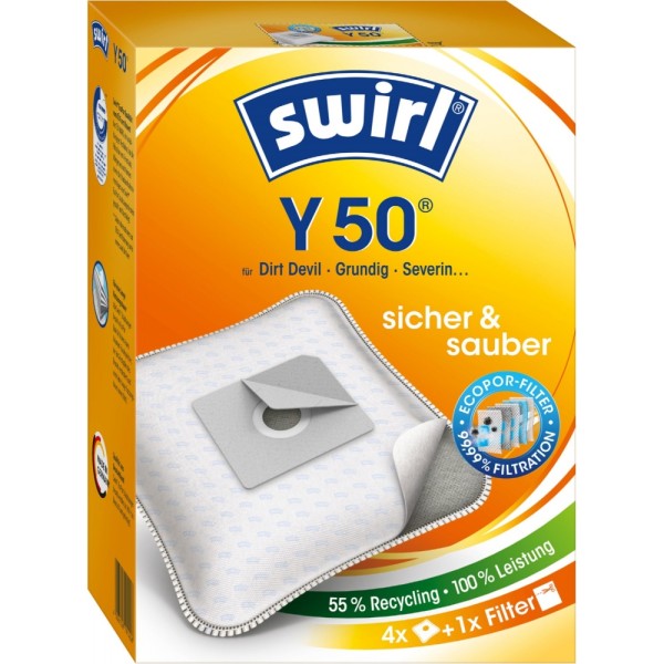 swirl Y 50 EcoPor - Staubsaugerbeutel - #411687