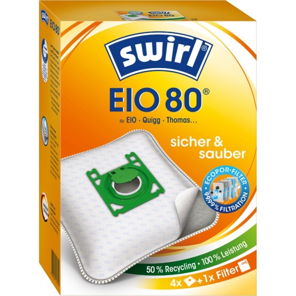 Swirl EIO 80 EcoPor - Staubsaugerbeutel #382470