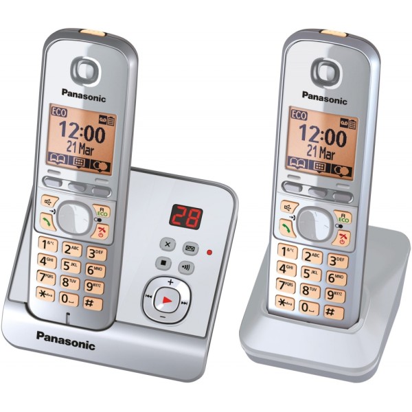 Panasonic KX-TG6722GS - Telefon - silber #367697