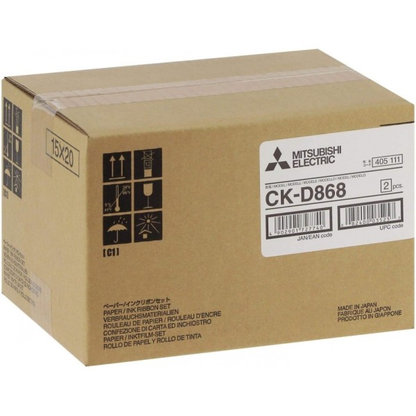 Mitsubishi CK-D 868 - Farbband/Papier Sa #366008