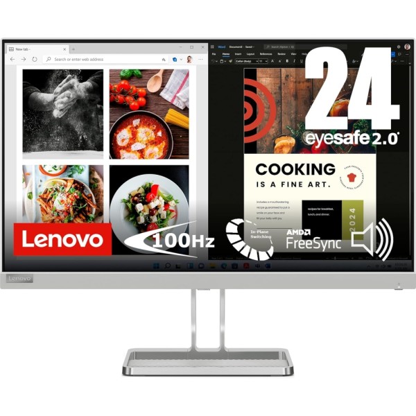 Lenovo L24i-40 - TFT-Monitor - cloud gre #361927