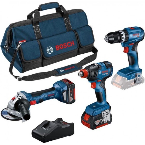 Bosch GSB 18V-45 & GDX 18V-200 & GWS 18V #345066