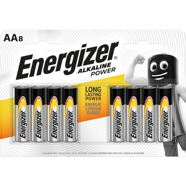 Energizer Alkaline Power AA 8er Pack - M #363271