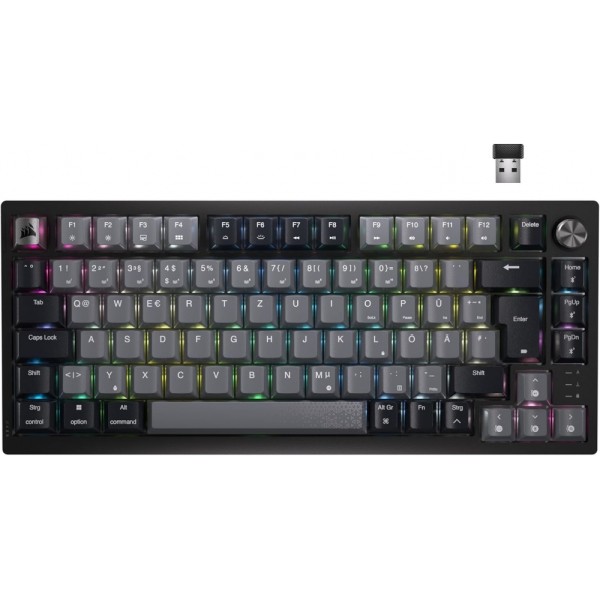 Corsair K65 Plus - Gaming Tastatur - sch #380666