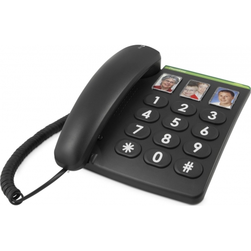 Doro PhoneEasy Großtastentelefon & DSL & schwarz Internet 331ph Festnetz, | | Festnetztelefone Computer | Büro | Price-Guard