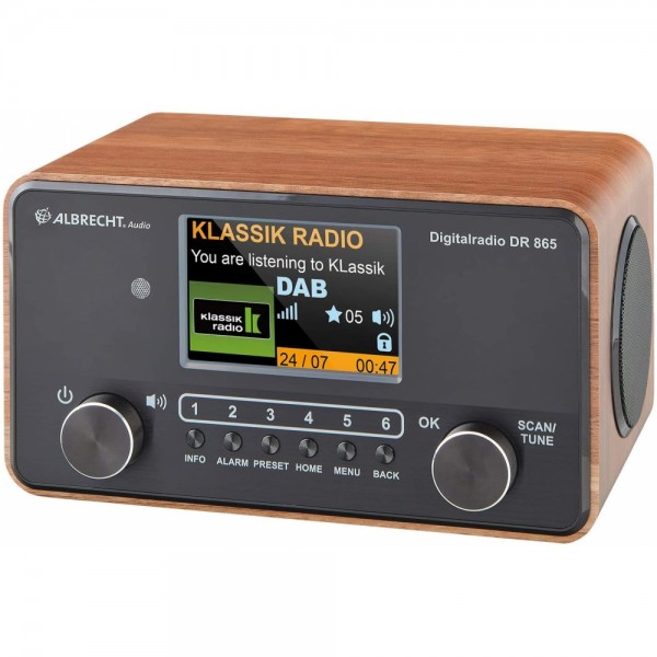 Albrecht DR 865 - Digitalradio - braun/s #275136