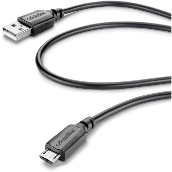 Cellularline - Micro USB Kabel 1m - sch #366586