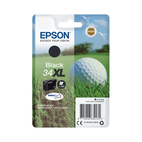 Epson T3471 BK 34XL Schwarz, Druckerpatr #195144