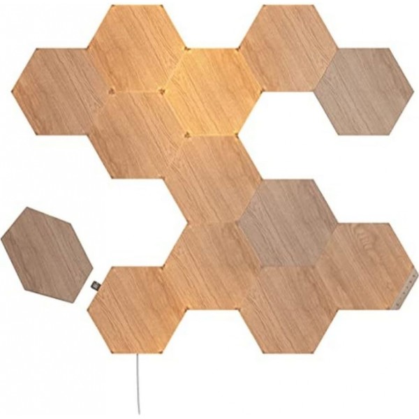 Nanoleaf Elements Wood Look Hexagons Sta #382605