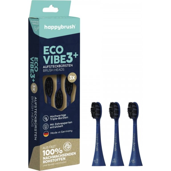 happybrush ECO VIBE 3 - Aufsteckbuersten #443194