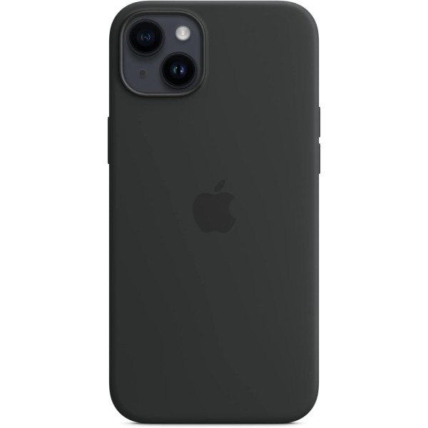 Apple Silikon Schutzhülle mit iPhone | MagSafe Price-Guard Plus - - 14 Case mitternacht
