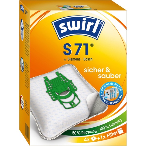 swirl S 71 EcoPor - Staubsaugerbeutel - #411683