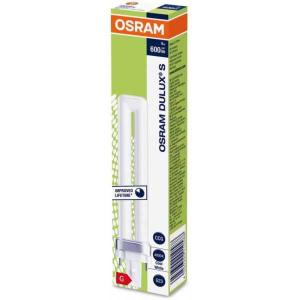 Osram DULUX S - Energiesparlampe - weiss #381305