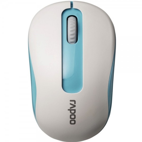 Rapoo M10 Plus - Funk Maus - weiss/blau #315017