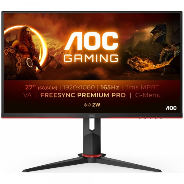 AOC 27G2SAE/BK - Gaming-Monitor - schwar #333436