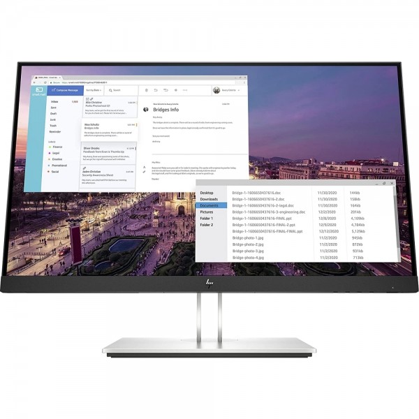 HP E23 G4 - LED-Monitor - schwarz/silber #282560