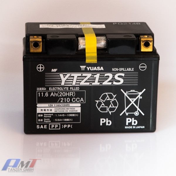 Yuasa Batterie YTZ12S 12V 10AH #91196