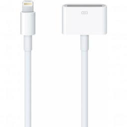 APPLE Adapter Kabel Lightning auf 30 Pol Kupplung Datenkabel wei